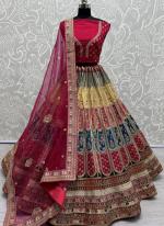 Silk Rani Wedding Wear Embroidery Work Lehenga Choli